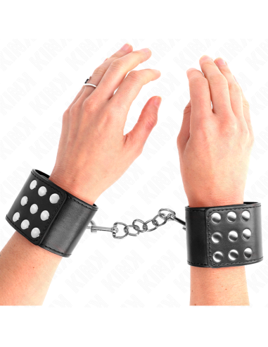 KINK MUNEQUERAS CON CIERRE A PRESION AJUSTABLE NEGRO 19 24 CM X 55 CM