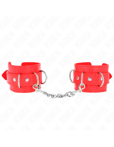 KINK MUNEQUERAS CON 3 ANILLAS EN D AJUSTABLE ROJO 175 25 CM X 6 CM
