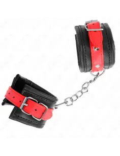 KINK MUNEQUERAS NEGRO CON CORREA ROJO AJUSTABLE 17 28 CM X 6 CM 2