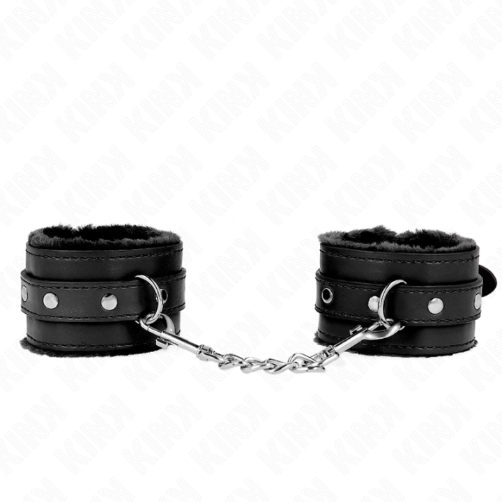 KINK MUNEQUERAS FORRADAS PREMIUM NEGRO CON CORREA NEGRO AJUSTABLE 17 29 CM X 6 CM