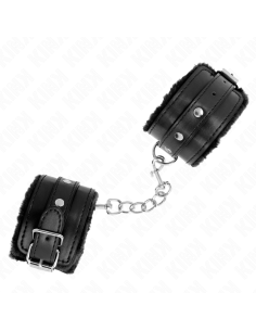 KINK MUNEQUERAS FORRADAS PREMIUM NEGRO CON CORREA NEGRO AJUSTABLE 17 29 CM X 6 CM 2