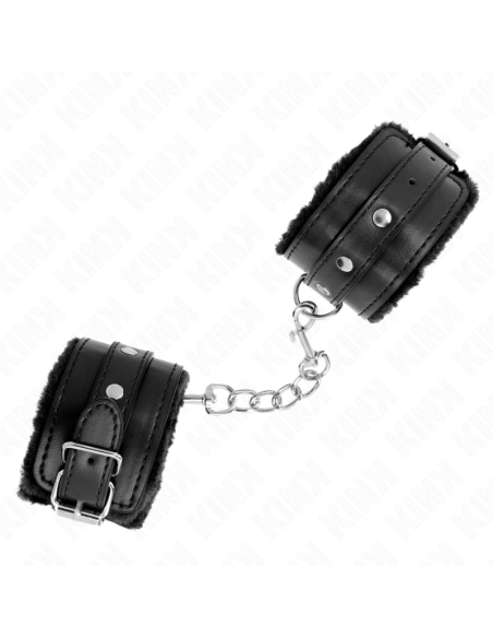 KINK MUNEQUERAS FORRADAS PREMIUM NEGRO CON CORREA NEGRO AJUSTABLE 17 29 CM X 6 CM