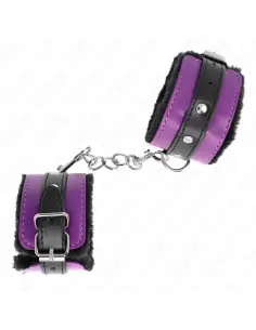 KINK MUNEQUERAS FORRADAS PREMIUM NEGRO CON CORREA VIOLETA NEGRO AJUSTABLE 17 29 CM X 6 CM 2