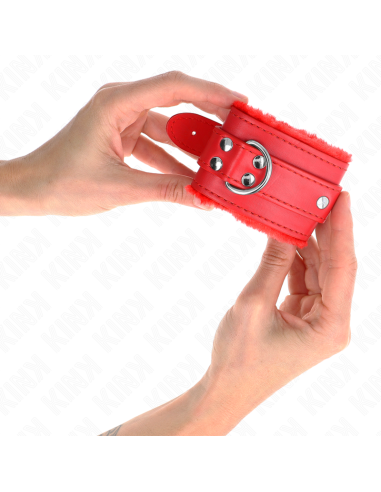 KINK MUNEQUERAS FORRADAS ROJO CON CORREA ROJO AJUSTABLE 20 29 CM X 55 CM