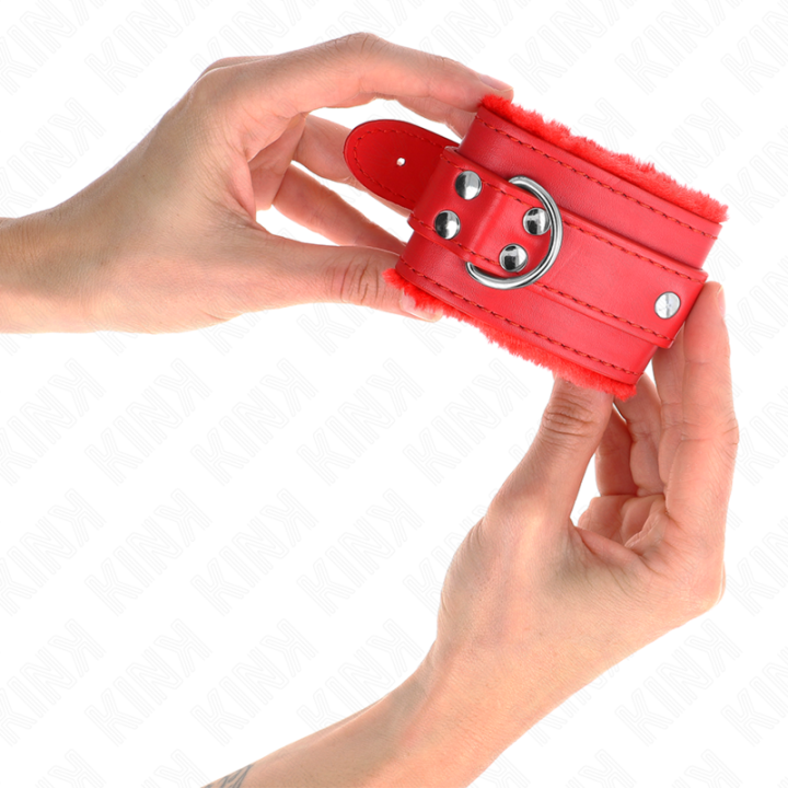 KINK MUNEQUERAS FORRADAS ROJO CON CORREA ROJO AJUSTABLE 20 29 CM X 55 CM