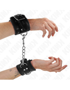 KINK MUNEQUERAS FORRADAS NEGRO CON CORREA NEGRO AJUSTABLE 20 29 CM X 55 CM