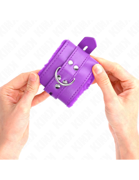 KINK MUNEQUERAS FORRADAS CON AGUJEROS CUADRADOS VIOLETA Y CORREA VIOLETA AJUSTABLE 17 29 CM X 6 CM KINK MUNEQUERAS FORRADAS CON AGUJEROS CUADRADOS VIOLETA Y CORREA VIOLETA AJUSTABLE 17 29 CM X 6 CM