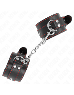 KINK MUNEQUERAS NEGRO CON DETALLES EN ROJO AJUSTABLE 20 28 CM X 55 CM 2
