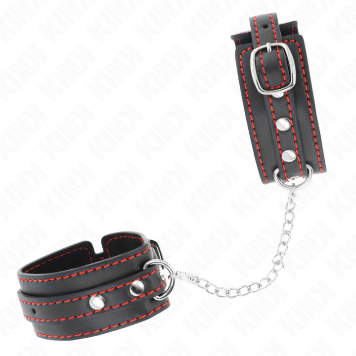 KINK MUNEQUERAS PEQUENA NEGRO CON DETALLES EN ROJO AJUSTABLE 14 24 CM X 35 CM