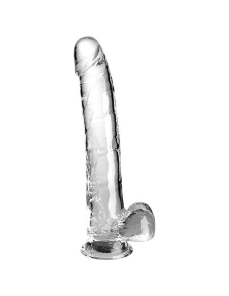 KING COCK CLEAR DILDO CON TESTACULOS 248 CM TRANSPARENTE