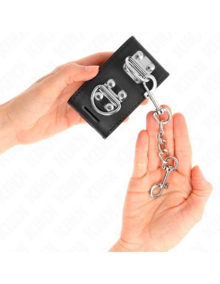 KINK MUNEQUERAS MULTIPOSICION CON CIERRE CANDADO NEGRO AJUSTABLE 16 23 CM X 55 CM KINK MUNEQUERAS MULTIPOSICION CON CIERRE CANDADO NEGRO AJUSTABLE 16 23 CM X 55 CM