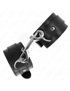 KINK MUNEQUERAS SIMPLES CON FILA DE REMACHES NEGRO AJUSTABLE 17 28 CM X 5 CM 2