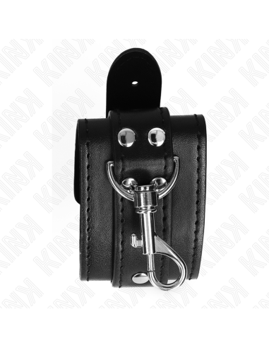 KINK MUNEQUERAS ESTILO MAZMORRA CON CERRADURA NEGRO AJUSTABLE 21 28 CM X 55 CM