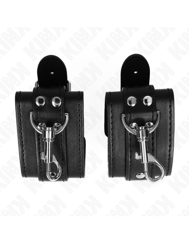 KINK MUNEQUERAS ESTILO MAZMORRA CON CERRADURA NEGRO AJUSTABLE 21 28 CM X 55 CM