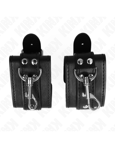 KINK MUNEQUERAS ESTILO MAZMORRA CON CERRADURA NEGRO AJUSTABLE 21 28 CM X 55 CM KINK MUNEQUERAS ESTILO MAZMORRA CON CERRADURA NEGRO AJUSTABLE 21 28 CM X 55 CM