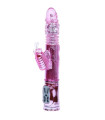 BAILE - RECHARGEABLE VIBRATOR WITH ROTATION AND THROBBING BUTTERF STIMULATOR