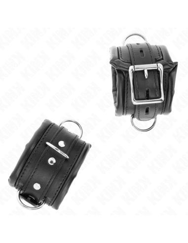 KINK MUNEQUERAS ESTILO HEAVY FORRO NEGRO AJUSTABLE 20 30 CM X 6 CM