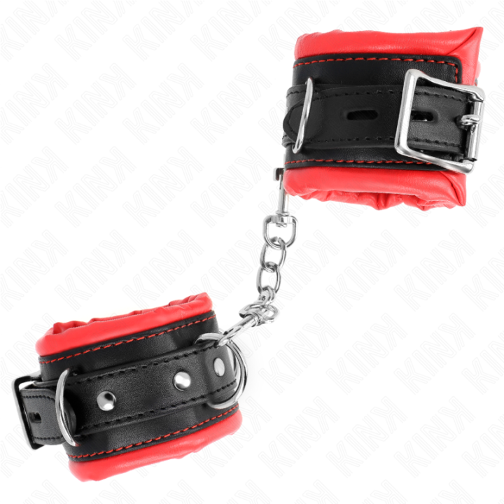 KINK MUNEQUERAS ESTILO HEAVY FORRO ROJO AJUSTABLE 20 30 CM X 6 CM