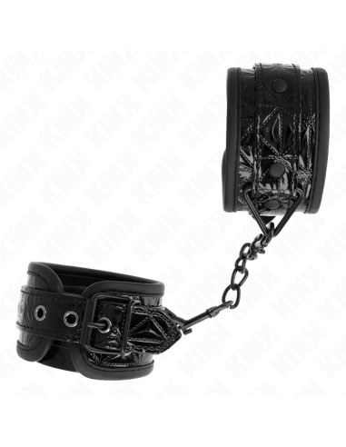 KINK MUNEQUERAS CON PATRON DE DIAMANTES NEGRO AJUSTABLE 17 26 CM X 55 CM