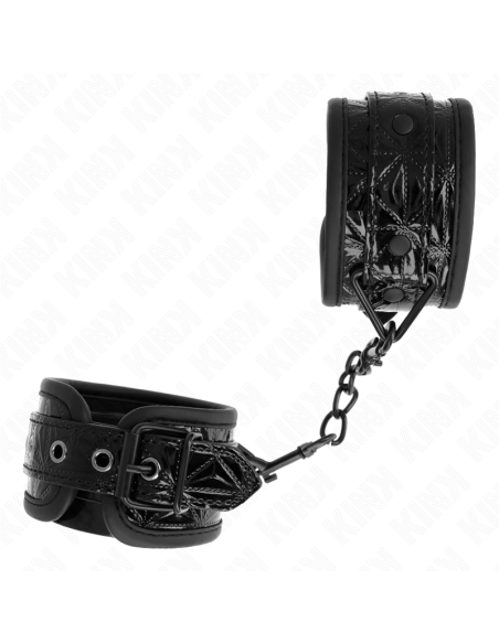 KINK MUNEQUERAS CON PATRON DE DIAMANTES NEGRO AJUSTABLE 17 26 CM X 55 CM