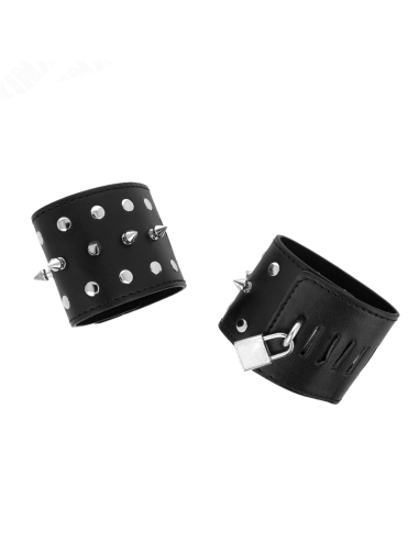 KINK MUNEQUERAS ESTILO PUNK CON PINCHOS 25 X 6 CM