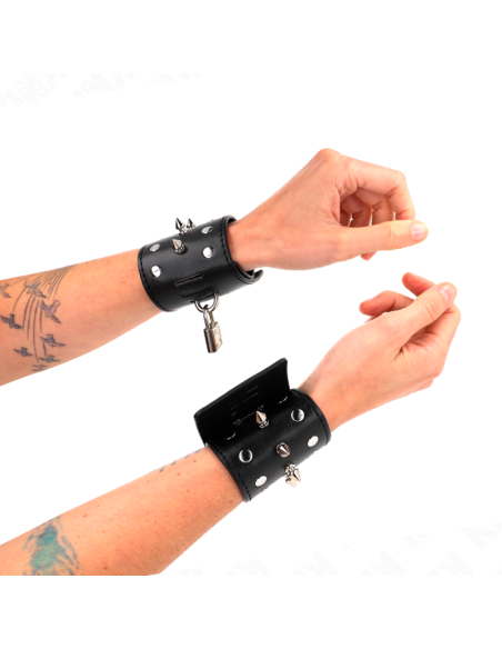 KINK MUNEQUERAS ESTILO PUNK CON PINCHOS 25 X 6 CM KINK MUNEQUERAS ESTILO PUNK CON PINCHOS 25 X 6 CM