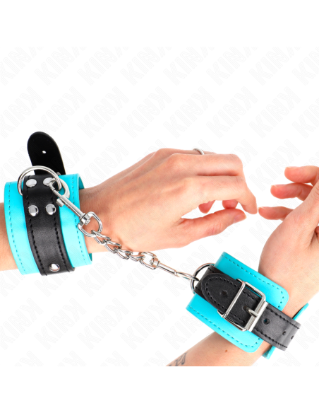 KINK MUNEQUERAS CON GANCHO FORRO AZUL AJUSTABLE 20 28 CM X 55 CM KINK MUNEQUERAS CON GANCHO FORRO AZUL AJUSTABLE 20 28 CM X 55 CM