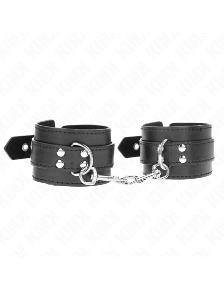 KINK MUNEQUERAS CON TACHUELAS NEGRO 35 X 6 CM KINK MUNEQUERAS CON TACHUELAS NEGRO 35 X 6 CM
