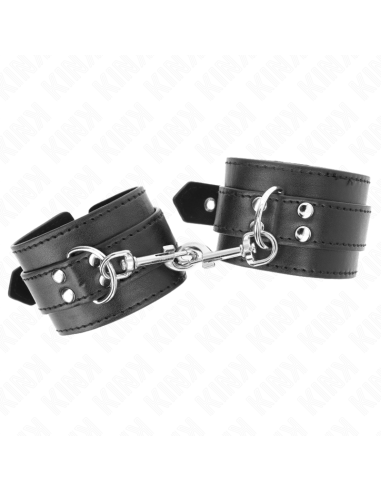 KINK MUNEQUERAS CON TACHUELAS NEGRO 35 X 6 CM