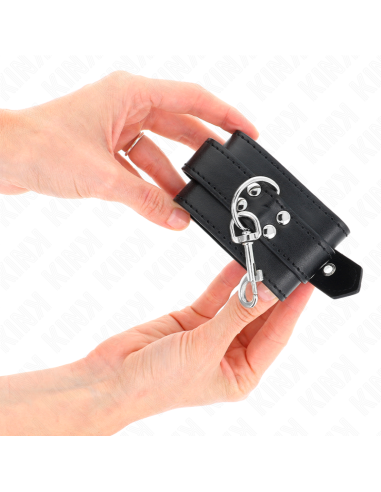 KINK MUNEQUERAS CON TACHUELAS NEGRO 35 X 6 CM