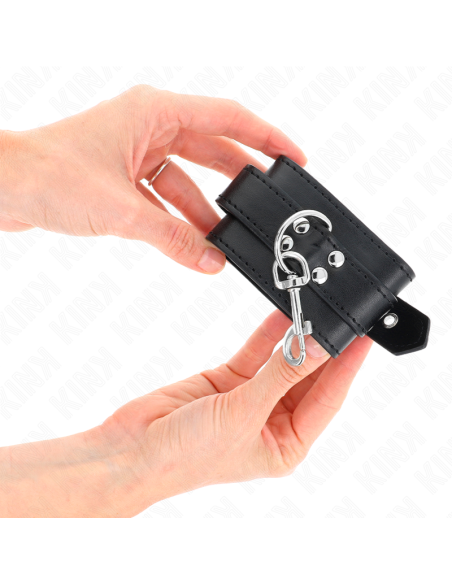 KINK MUNEQUERAS CON TACHUELAS NEGRO 35 X 6 CM KINK MUNEQUERAS CON TACHUELAS NEGRO 35 X 6 CM