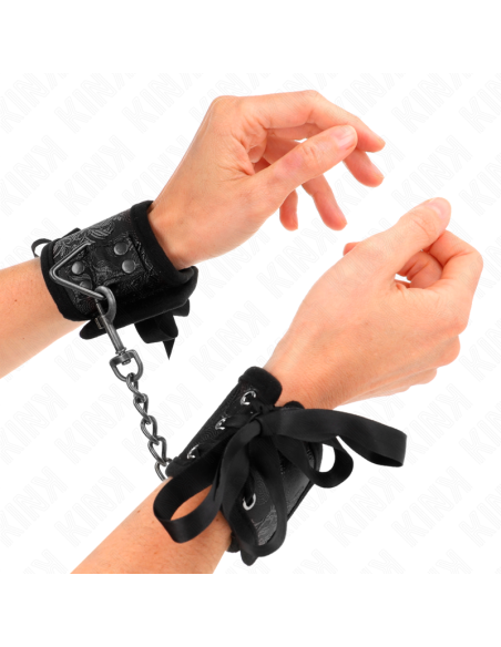 KINK MUNEQUERAS DISENO ESCANDALO NEGRO DETALLE LAZO 245 CM X 65 CM KINK MUNEQUERAS DISENO ESCANDALO NEGRO DETALLE LAZO 245 CM X 65 CM