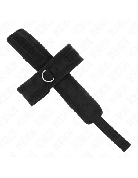 KINK MUNEQUERAS CRUZADA NEGRO 34 X 55 CM KINK MUNEQUERAS CRUZADA NEGRO 34 X 55 CM