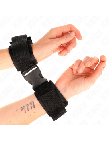 KINK MUNEQUERAS NYLON NEGRO MODELO 1 AJUSTABLE 25 35 CM X 6 CM