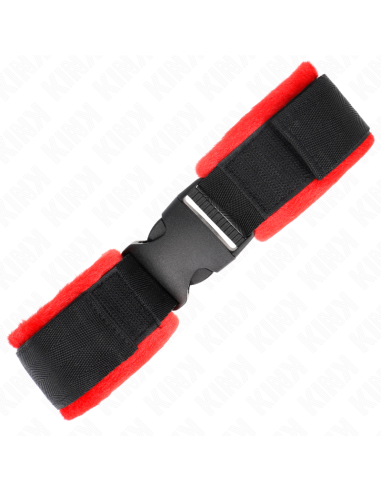 KINK MUNEQUERAS NYLON ROJO NEGRO MODELO 1 AJUSTABLE 25 35 CM X 6 CM