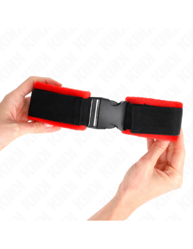 KINK MUNEQUERAS NYLON ROJO NEGRO MODELO 1 AJUSTABLE 25 35 CM X 6 CM