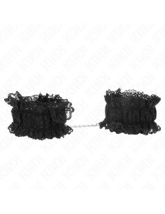 KINK MUNEQUERAS ELASTICAS DE ENCAJE NEGRO