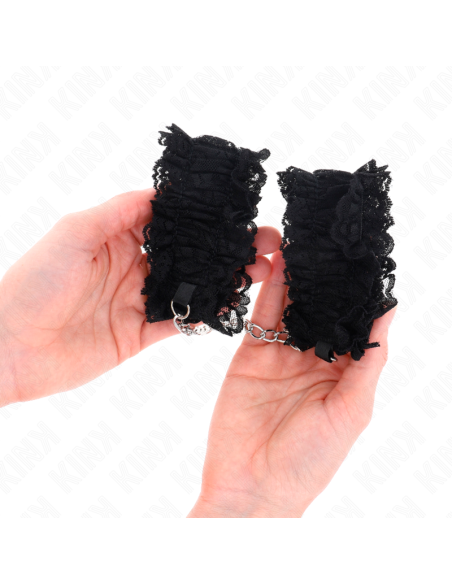 KINK MUNEQUERAS ELASTICAS DE ENCAJE NEGRO KINK MUNEQUERAS ELASTICAS DE ENCAJE NEGRO