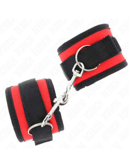 KINK MUNEQUERAS NYLON ROJO NEGRO MODELO 2 AJUSTABLE 18 35 CM X 6 CM KINK MUNEQUERAS NYLON ROJO NEGRO MODELO 2 AJUSTABLE 18 35 CM X 6 CM