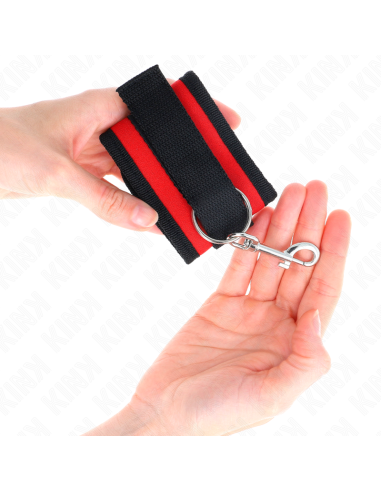 KINK MUNEQUERAS NYLON ROJO NEGRO MODELO 2 AJUSTABLE 18 35 CM X 6 CM