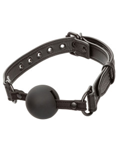 CALEXOTICS NOCTURNAL MORDAZA DE BOLA SILICONA NEGRO