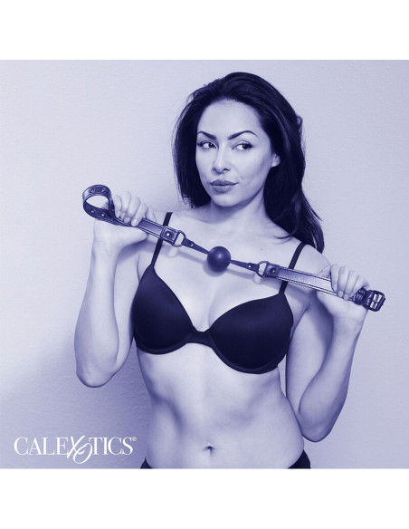 CALEXOTICS NOCTURNAL MORDAZA DE BOLA SILICONA NEGRO