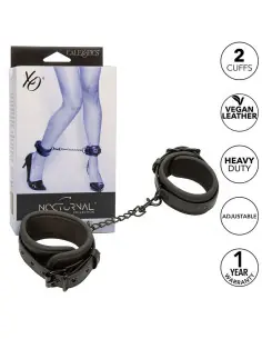 CALEXOTICS NOCTURNAL ESPOSAS DE TOBILLO CUERO AJUSTABLE NEGRO 2