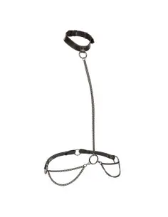 CALEXOTICS EUPHORIA COLLAR HALTER Y CORREA CON CADENA