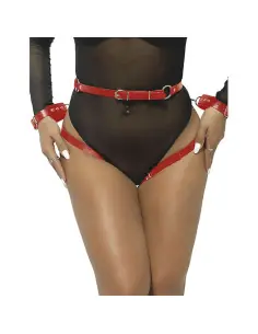 SUBBLIME 953706 ESPOSAS CON CINTURON BONDAGE ROJO TALLA UNICA 2