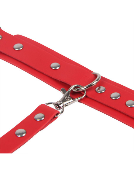 SUBBLIME 953706 ESPOSAS CON CINTURON BONDAGE ROJO TALLA UNICA SUBBLIME 953706 ESPOSAS CON CINTURON BONDAGE ROJO TALLA UNICA