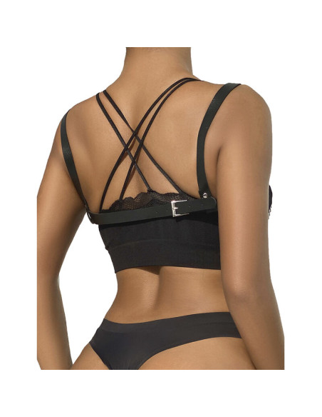 SUBBLIME 953713 CINTURON DE BONDAGE PUNK HEBILLA METAL NEGRO TALLA UNICA SUBBLIME 953713 CINTURON DE BONDAGE PUNK HEBILLA METAL NEGRO TALLA UNICA