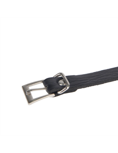 SUBBLIME 953713 CINTURON DE BONDAGE PUNK HEBILLA METAL NEGRO TALLA UNICA