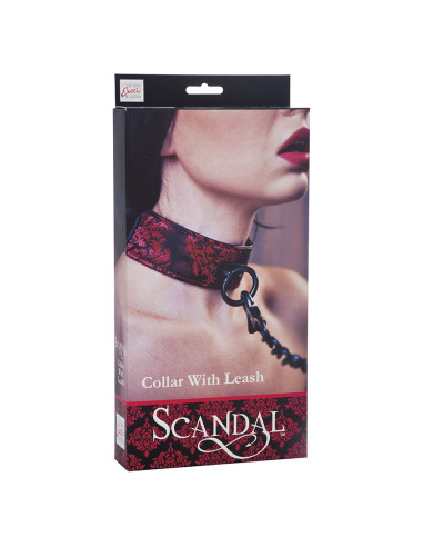 CALEXOTICS SCANDAL COLLAR CON CORREA NEGRA