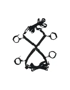 CALEXOTICS SCANDAL SET DE ATADURAS CRUZADAS CAMA